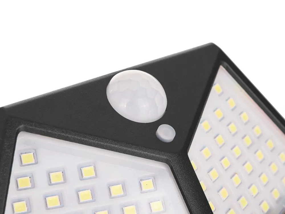 GEKO K02025 Solárna lampa so súmrakovým a pohybovým senzorom 50W (100 LED reflektor)
