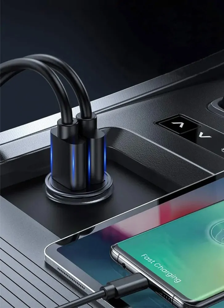 GEKO K02220 Mini nabíjačka do auta s funkciou rýchleho nabíjania 24W 4,8A