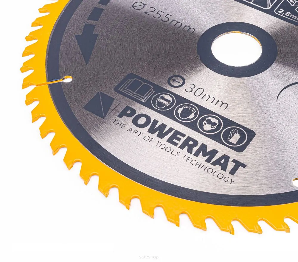 POWERMAT TDD-255x30x60Z WIDIA KOTÚČ NA DREVO 255x30 60z