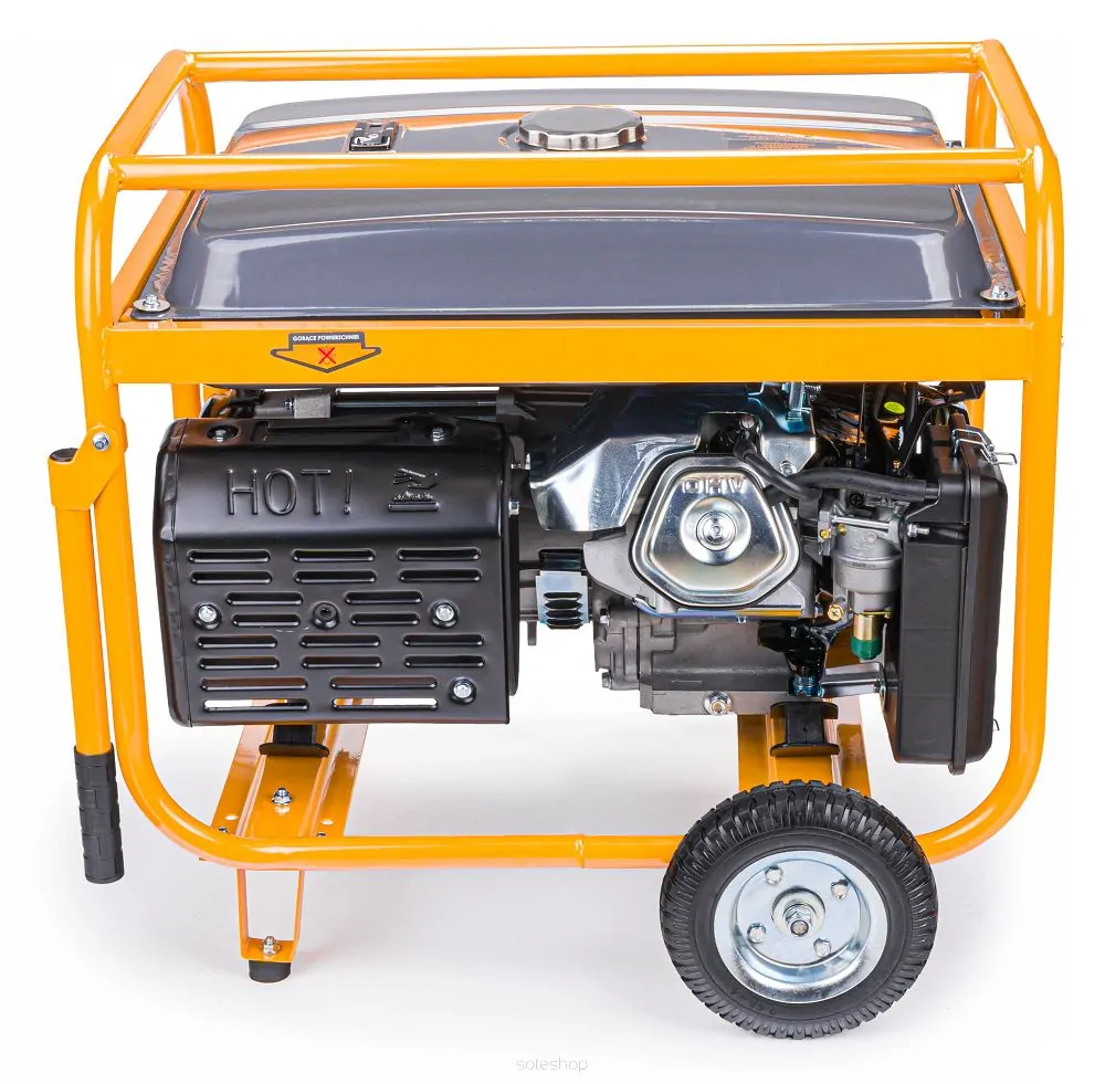 POWERMAT PM-AGR-6500M-K ELEKTROCENTRÁLA GENERÁTOR PRÚDU 15HP 230 V / 50 Hz 6500W