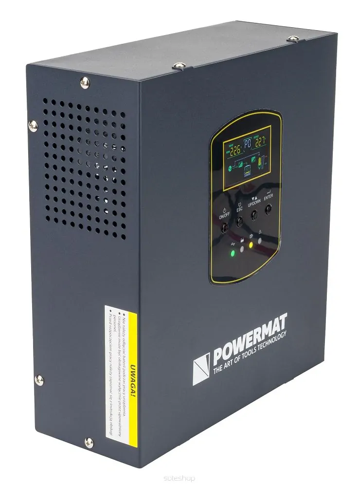 POWERMAT PM-UPS-500MW Záložný zdroj pre PC servery s LCD (UPS) 500VA 300W