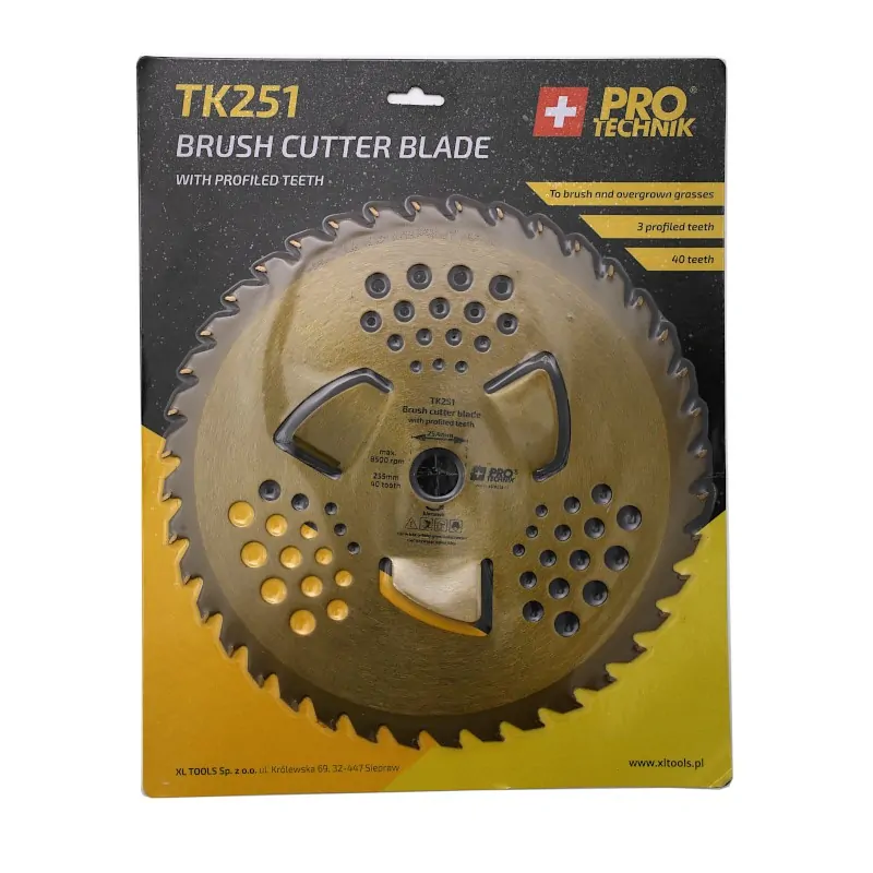 IRMA TK251 Kotúč na krovinorez 255mm 40 zubov profilovaný widia