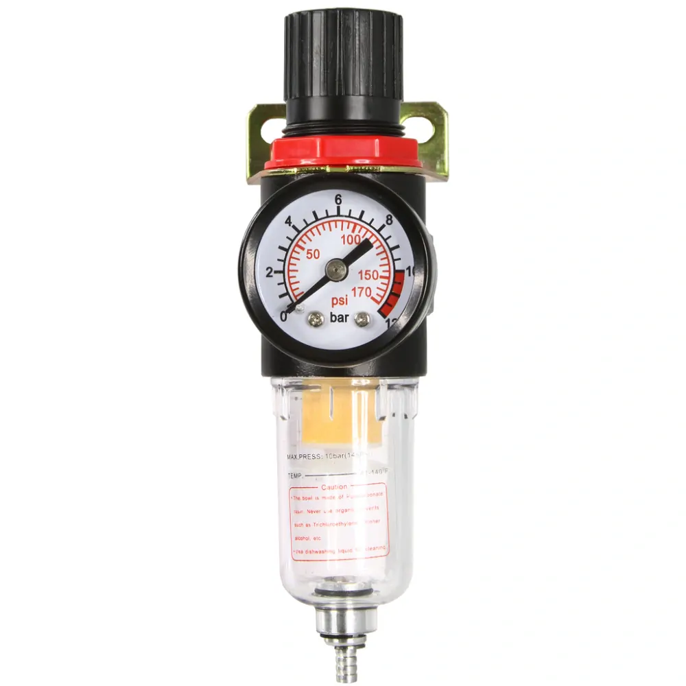 MAR-POL M80693 Vzduchový filter vzduchu odkaľovač s regulátorom 1/4" BJC