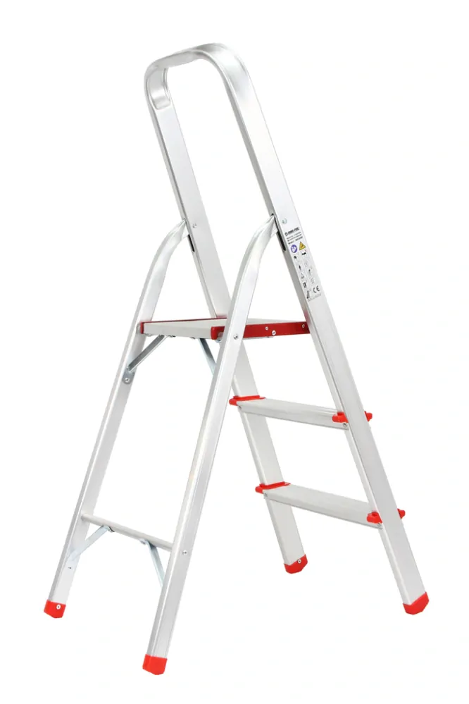 MAR-POL M85600 HLINÍKOVÝ REBRÍK 3 schodíky 150kg