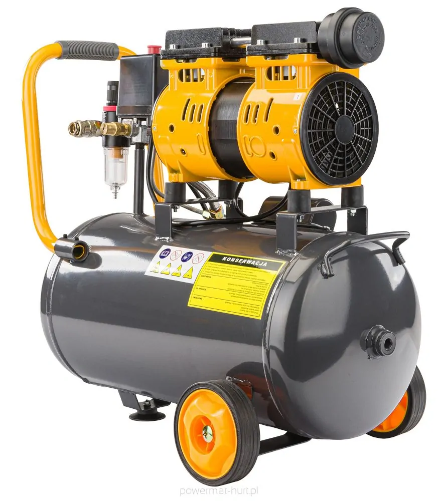 POWERMAT PM-KBO-24T Bezolejový kompresor 24L 8bar