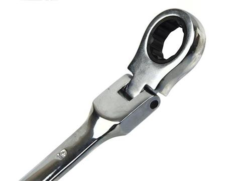 GEKO G10339 SADA KĽÚČOV 8-19mm OČKOPLOCHÉ KĽÚČE s račňou 6ks CrV ohybné