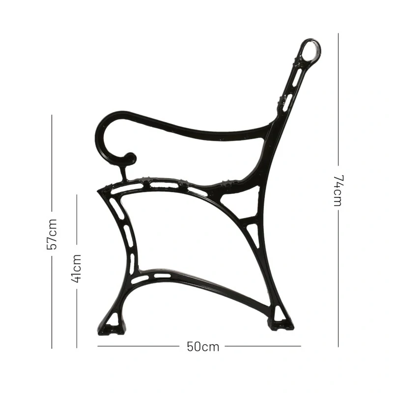 SZPILA NLA102 Hliníková konštrukcia pre záhradnú lavicu lavičku