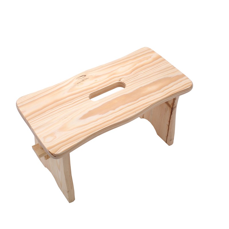 IRMA DDD136 Drevený stolček stolička hokerlik taburet šamlík 31x29x21cm