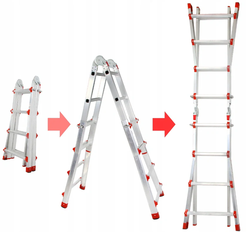 MAR-POL M85605 KĹBOVÝ HLINÍKOVÝ REBRÍK 396cm 150kg 4x4