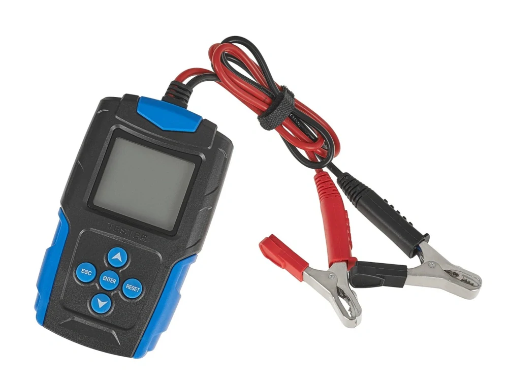 GEKO G80031 Tester voltmeter, 12/24V 3Ah-200Ah tester batérií LCD
