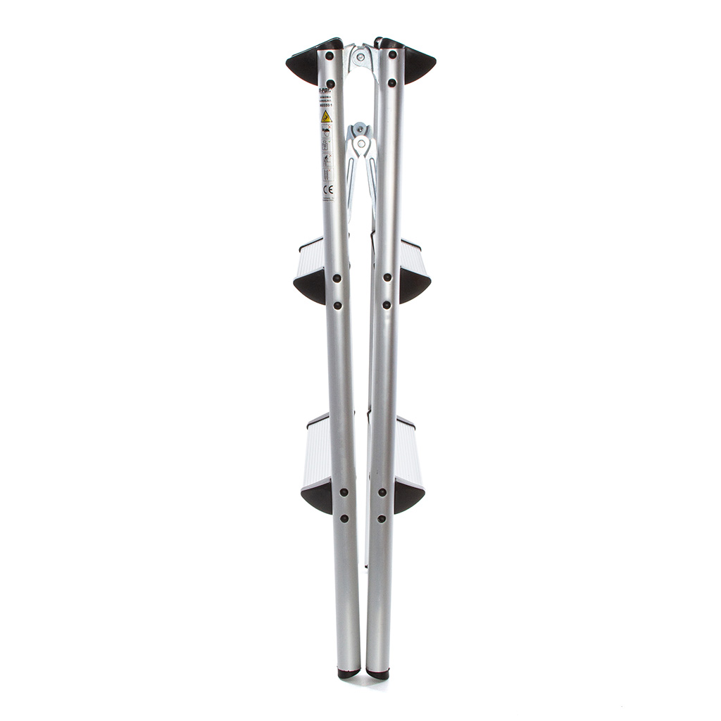 MAR-POL M85591 Hliníkový obojstranný rebrík 79cm 150kg