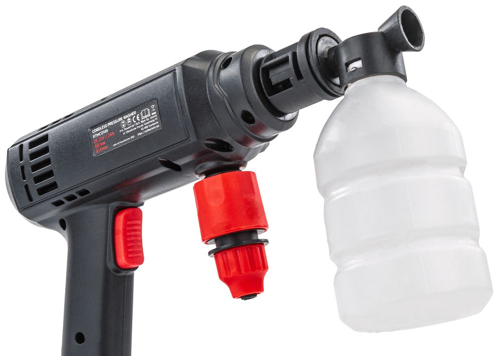 Powermat RTMC0149 Akumulátorový vysokotlakový čistič vapka