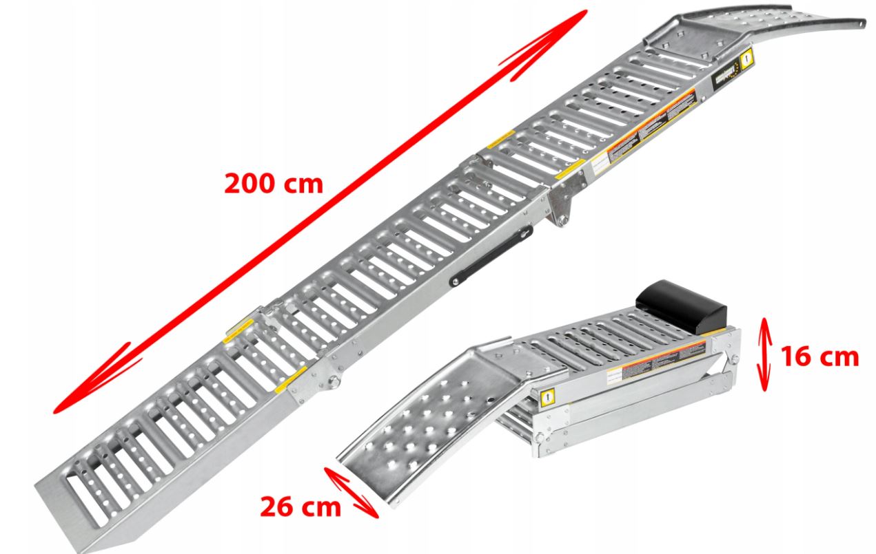 MAX ECRN3070 2T Nájazdová rampa nájazdy pre vozidlá skladacie oceľové 2ks
