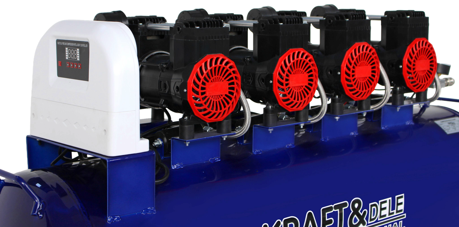 Kraft&Dele KD4095 Bezolejový kompresor 120L 7KW 455L/min