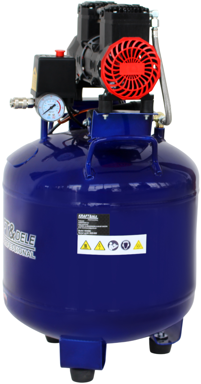 Kraft&Dele KD4096 Bezolejový kompresor 50L 290L/min