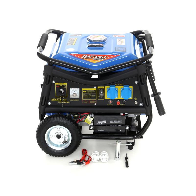 Kraft&Dele KD144 7 HP ELEKTROCENTRÁLA GENERÁTOR PRÚDU 3000W 12V 230V
