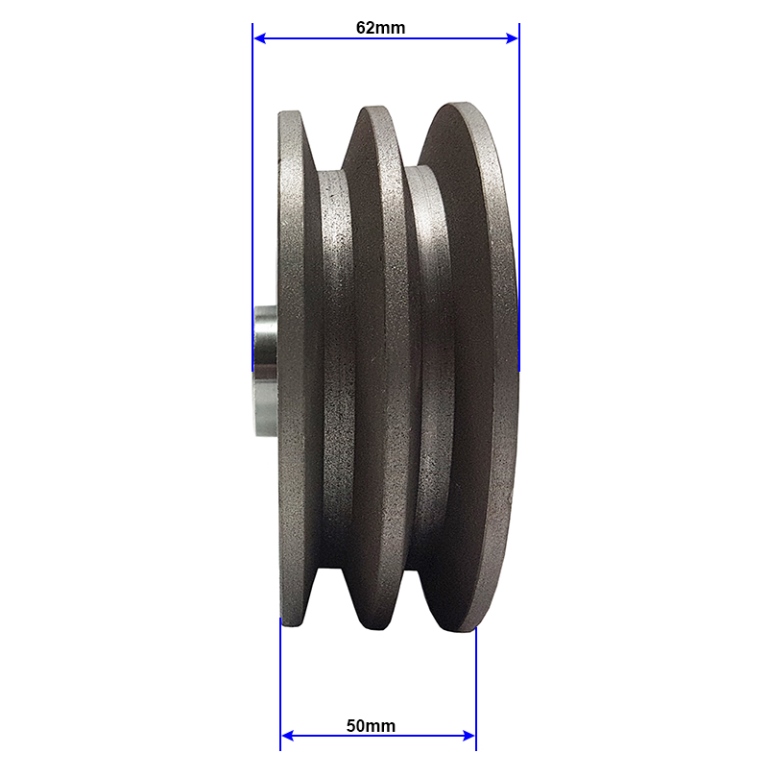 Mar-pol M79482 Odstredivá spojka pre spaľovací motor do vibračnej dosky 2 žliabky 147x25mm