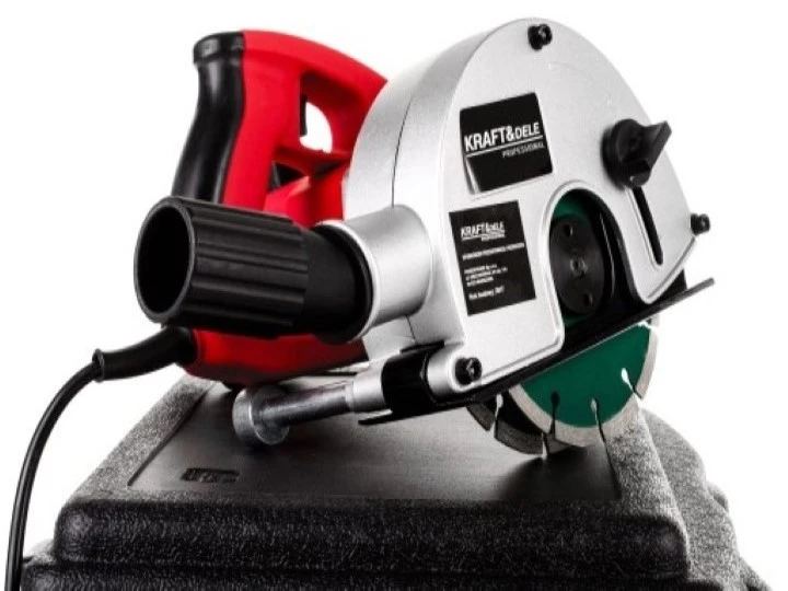 Kraft&Dele KD1537 Drážkovacia fréza, frézka, rezačka do muriva 3100W 150mm laser
