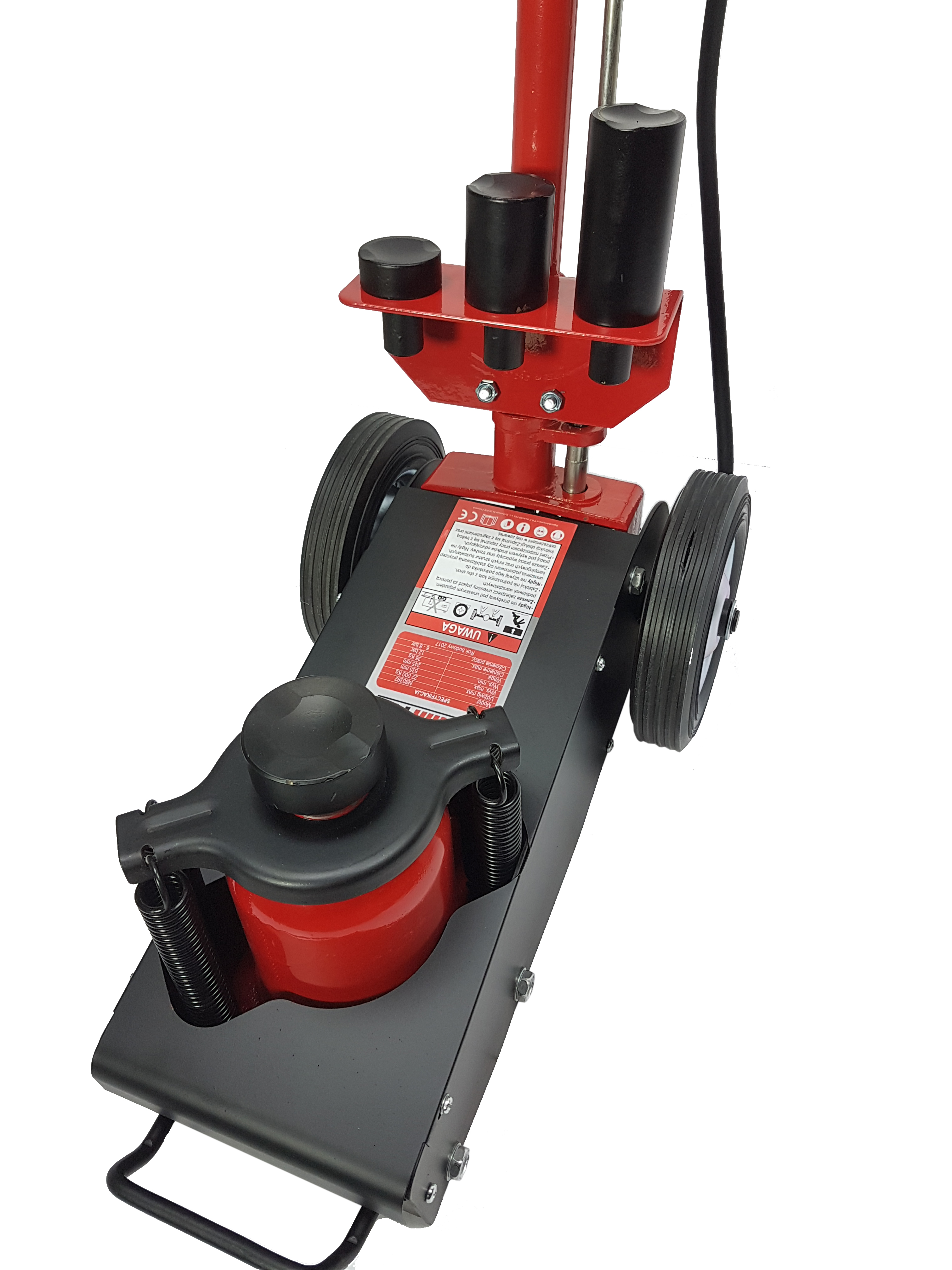 Mar-Pol M80392-2 POJAZDNÝ MANIPULAČNÝ hydraulicko - pneumatický zdvihák, vozík 22T