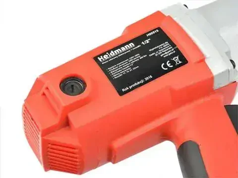 Heidmann H00515 Elektrický príklepový uťahovák 1/2" 800Nm nástrčné hlavice