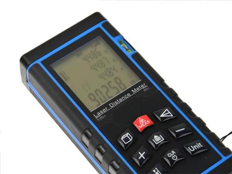 Geko G03350 Laserový diaľkomer, merač vzdialenosti laser 0,05 - 40m