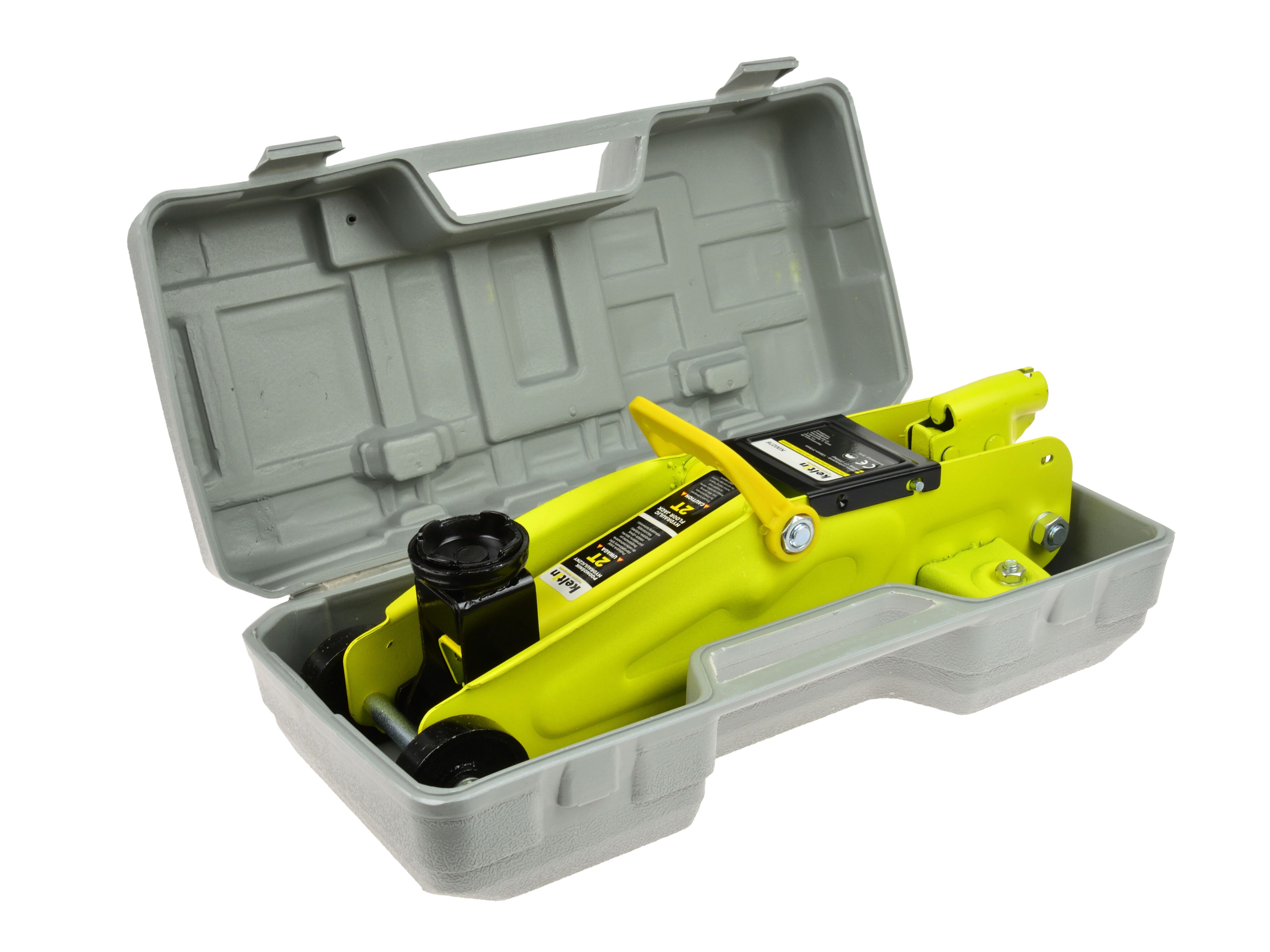 GEKO K00276 Hydraulický zdvihák 2T pákový pod auto zdvíhadlo hever Keltin kufrík