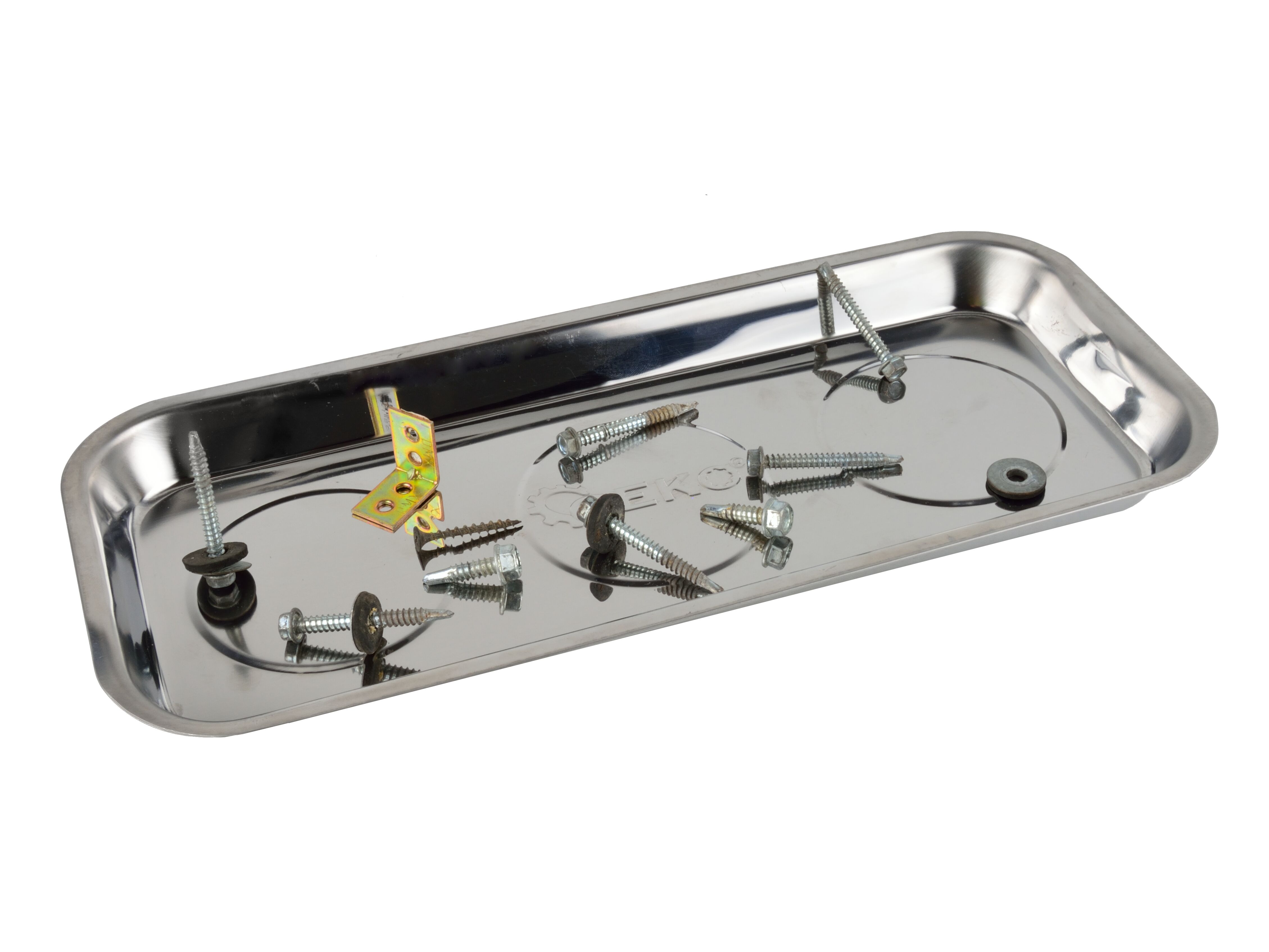 GEKO G03201 Magnetická miska 158x358mm na šrouby hřebíky, s magnetem