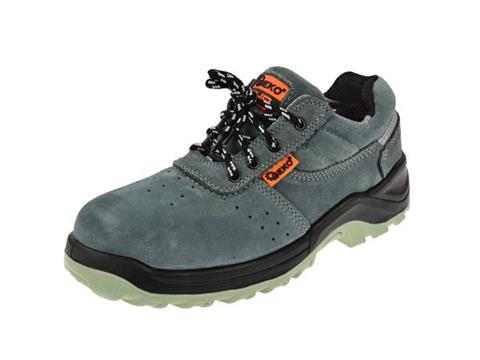 Geko G90533 Ochranné topánky pracovné veľkosť 43 obuv Semišové poltopánky