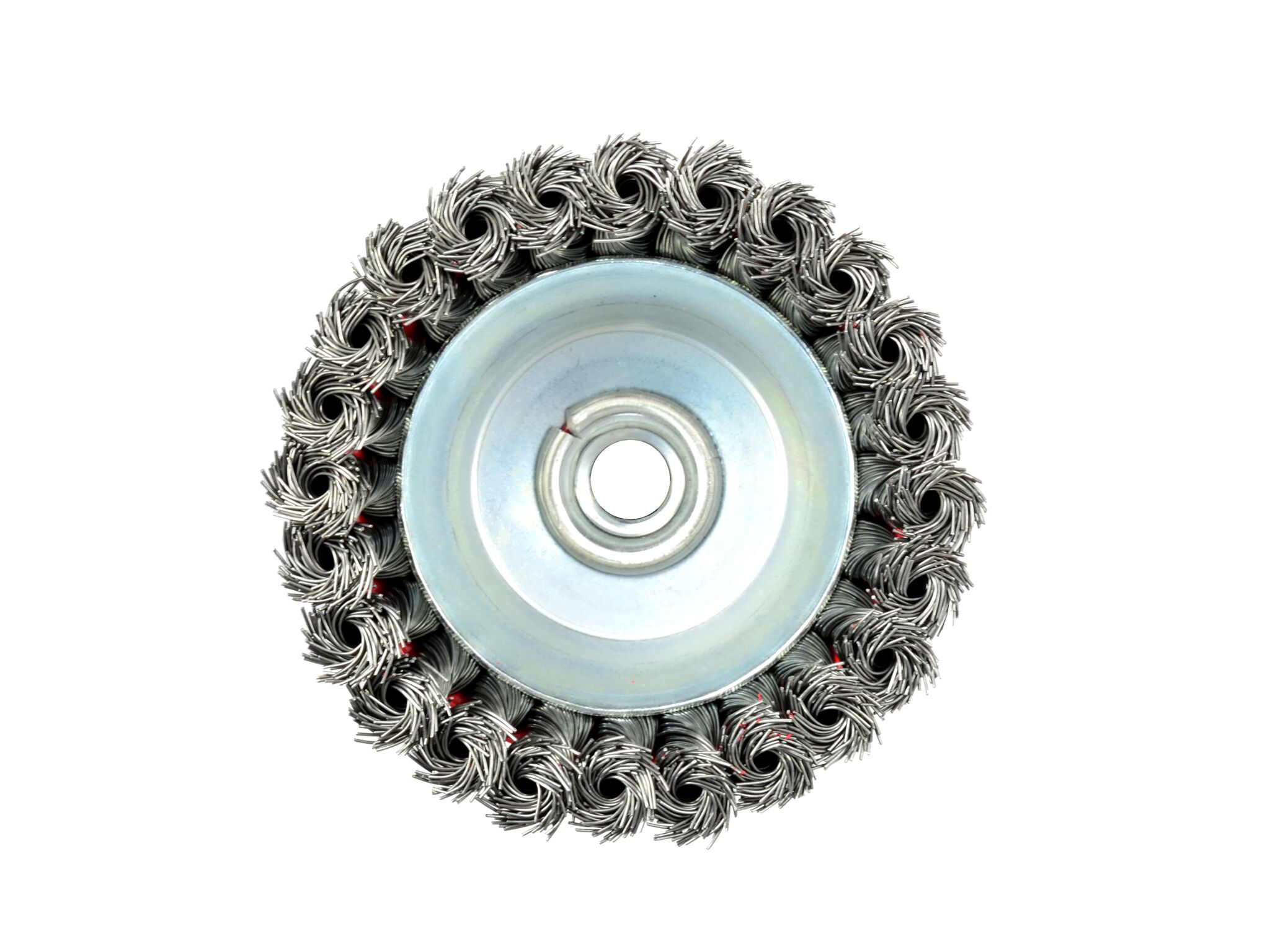 GEKO G00592 Drôtená kefa na brúsku, draťák 100mm M14