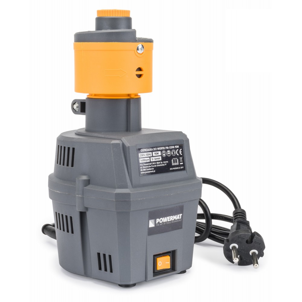 POWERMAT PM-ODW-90M Elektrická ostrička vrtákov 3-16mm 90W
