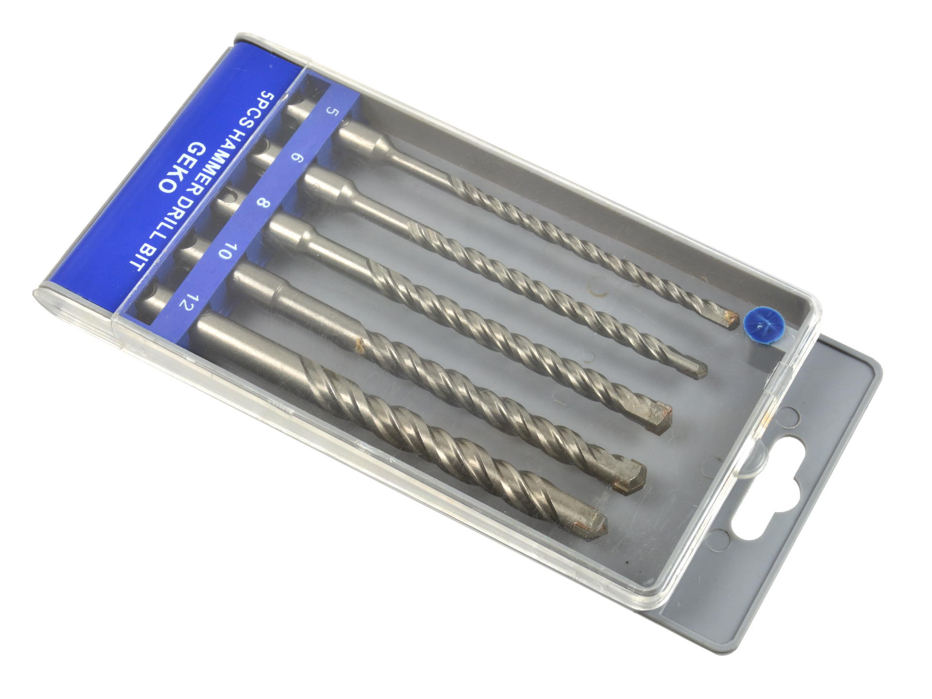 GEKO G40050 Vrták SDS Plus do betónu, kameňa, múry 5-12mm sada 5ks vrtáky