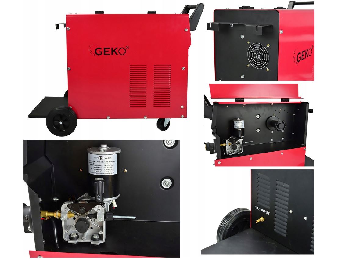GEKO G80094 Poloautomatická zváračka MAG 250A Zvárací invertor + príslušenstvo