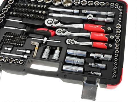 GEKO T00103 Gola sada 216ks 1/4" 3/8" 1/2" nástrčné kľúče hlavice račňa