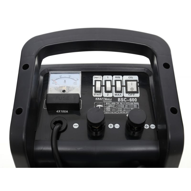 KRAFT&DELE KD1904 Autonabíjačka, štartovací vozík so štartom 540A 12V / 24V 230V