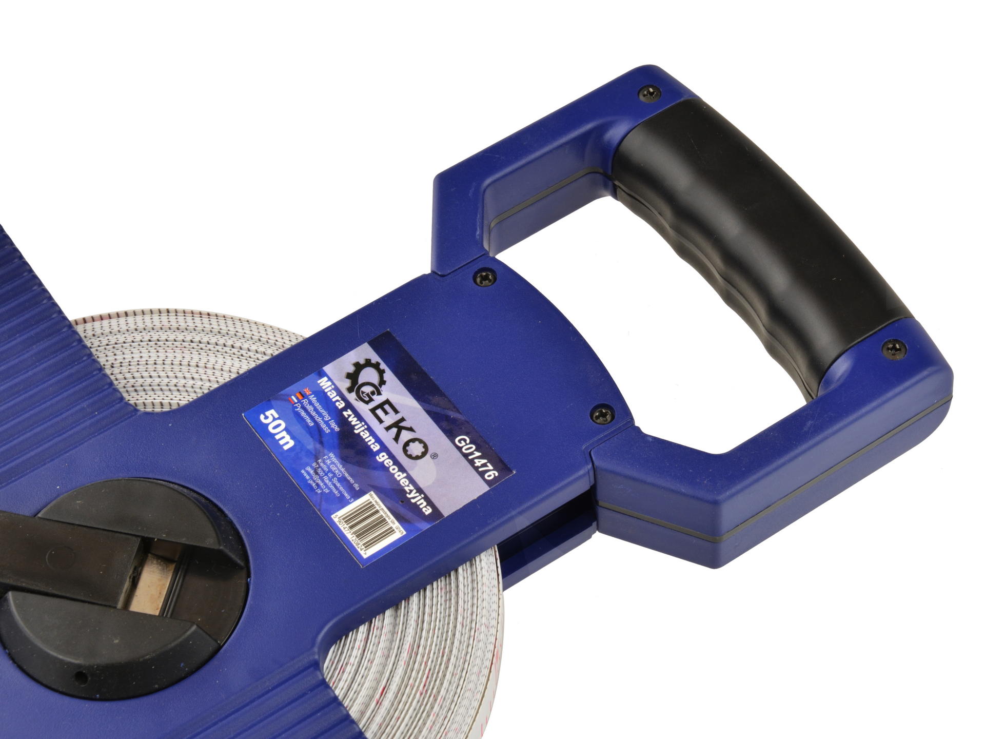 Geko G01476 Geodetická meracia páska meter meradlo 50m