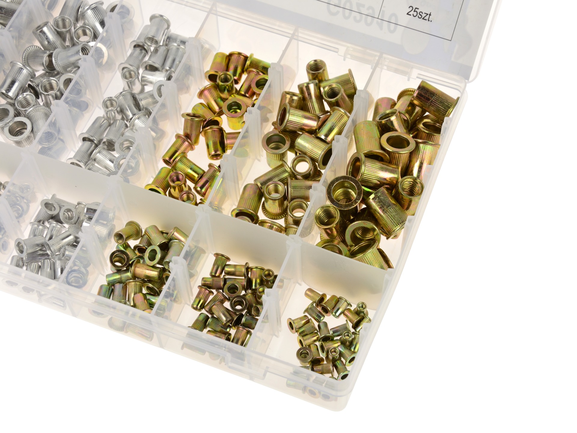 MAR-POL M66540 Sada - nitovacie matice hliníkové a oceľové 300ks