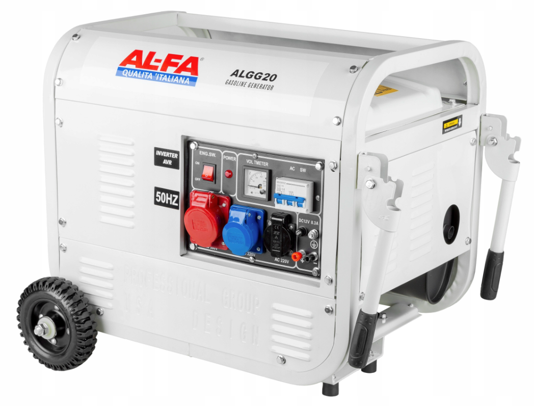 MAX MXGG20 ELEKTROCENTRÁLA GENERÁTOR PRÚDU 7HP 230-380V 12V 2500W AVR