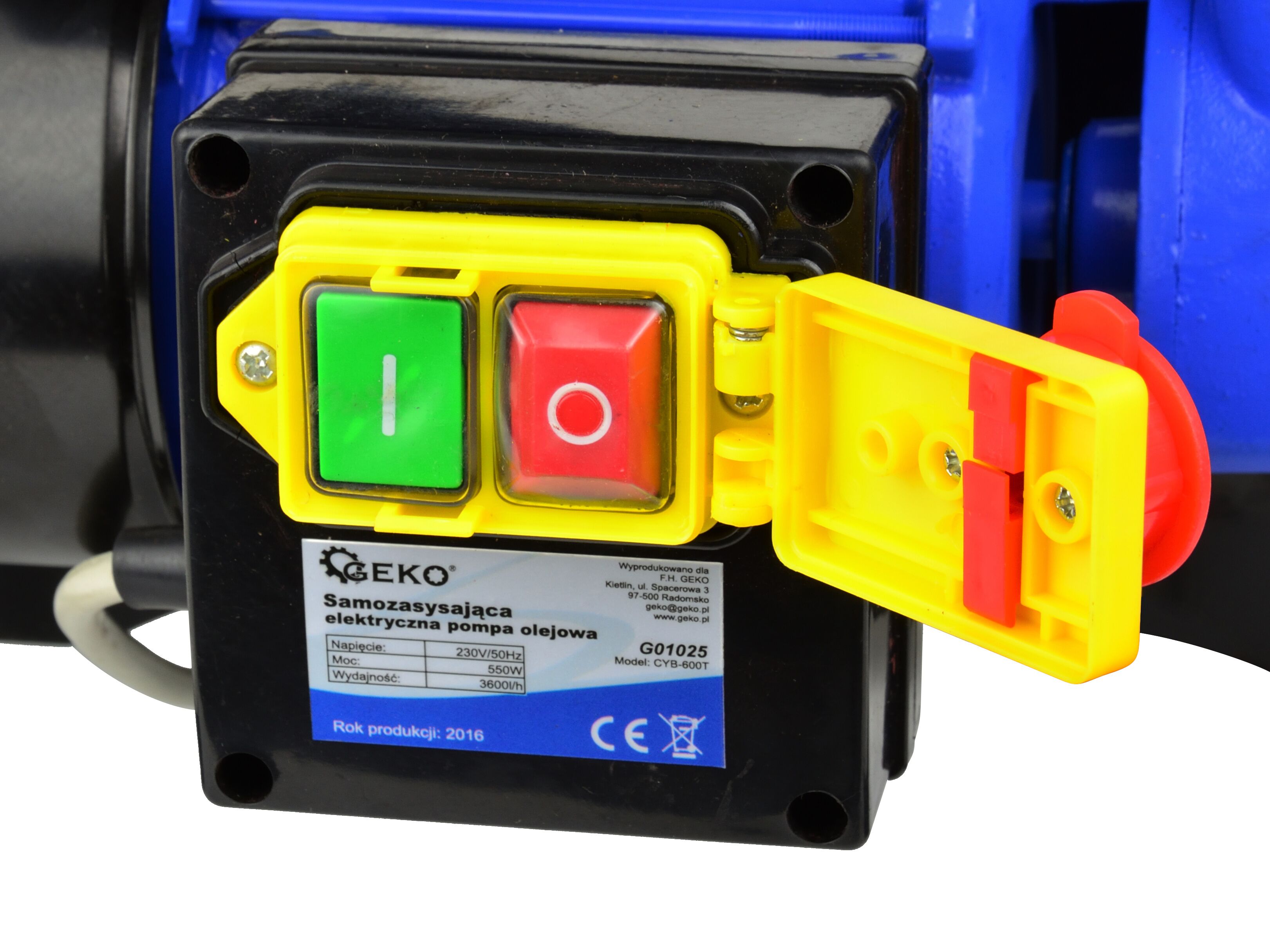 Geko G01025 Palivové čerpadlo s počítadlom na naftu, olej 600W