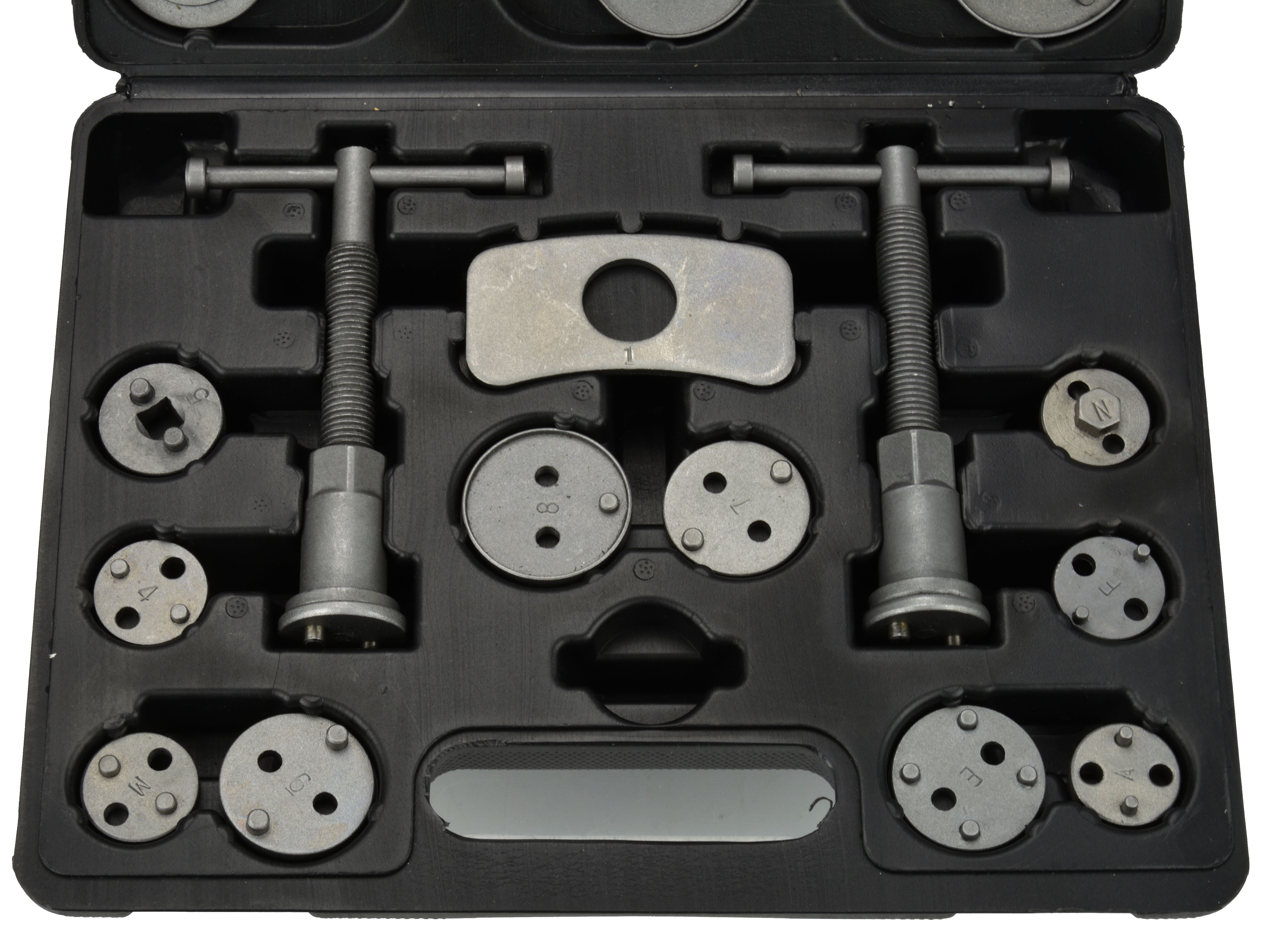 Geko G02540 Stlačovák brzdových piestov sada 18ks adaptéry zatlačenie piestikov