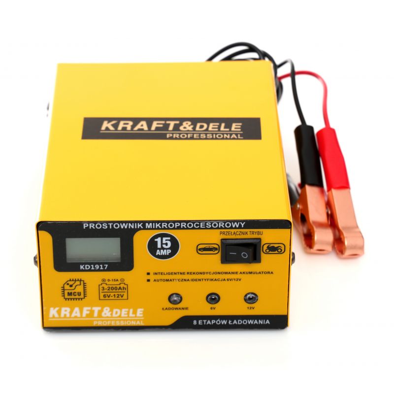 Kraft&Dele KD1917 Nabíjačka mikroprocesorová 15AMP 6/12V