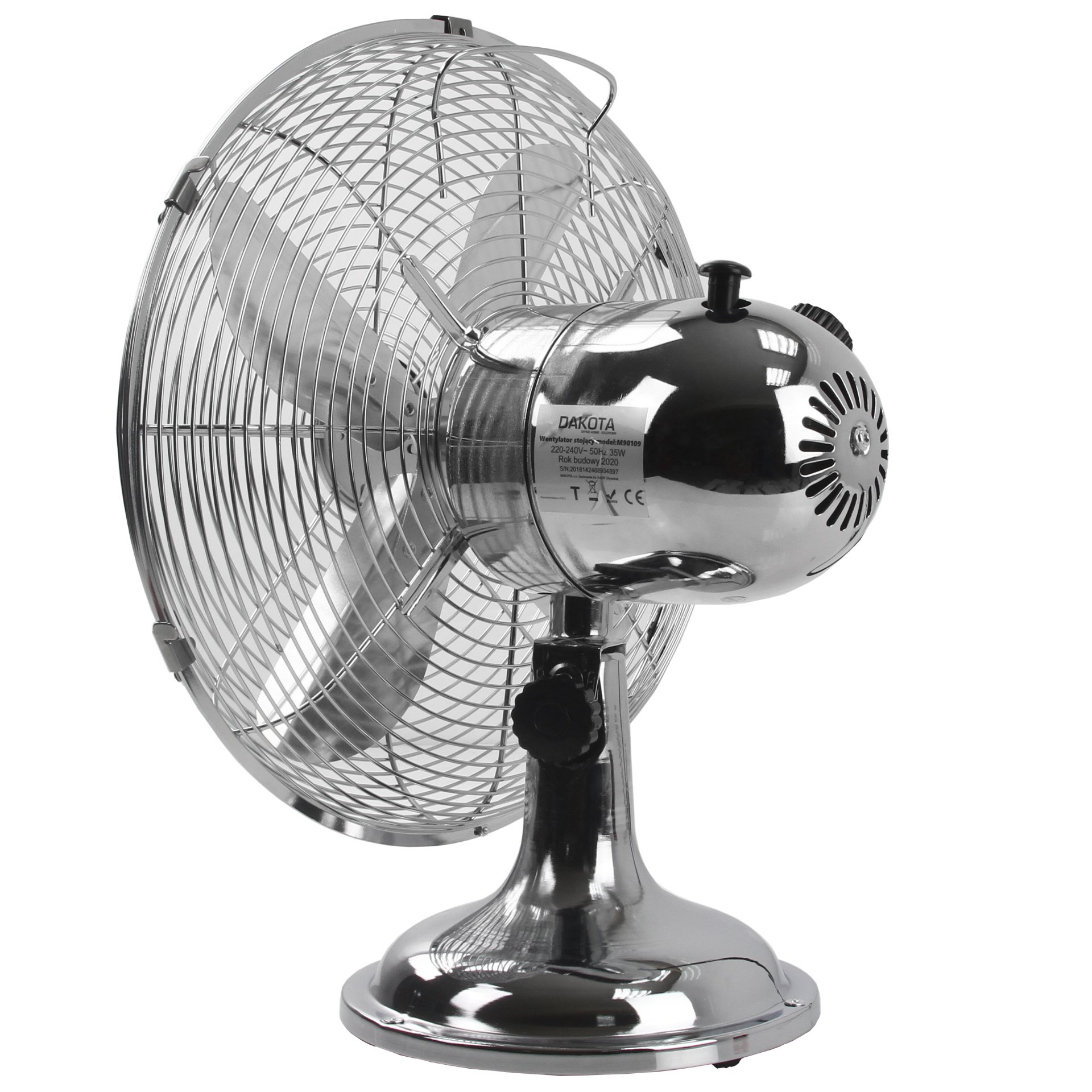 Mar-Pol M90109 Elektrický stolný ventilátor 12" 30cm 35W vetrák DAKOTA