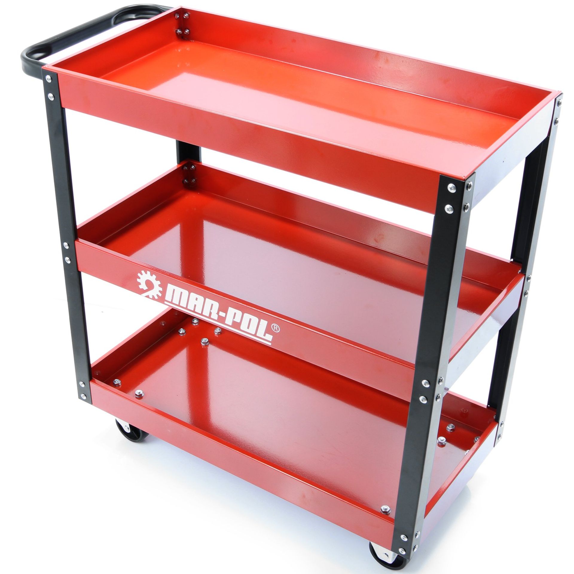 Marpol M66604 Dielenský pojazdný vozík na náradie 3 police