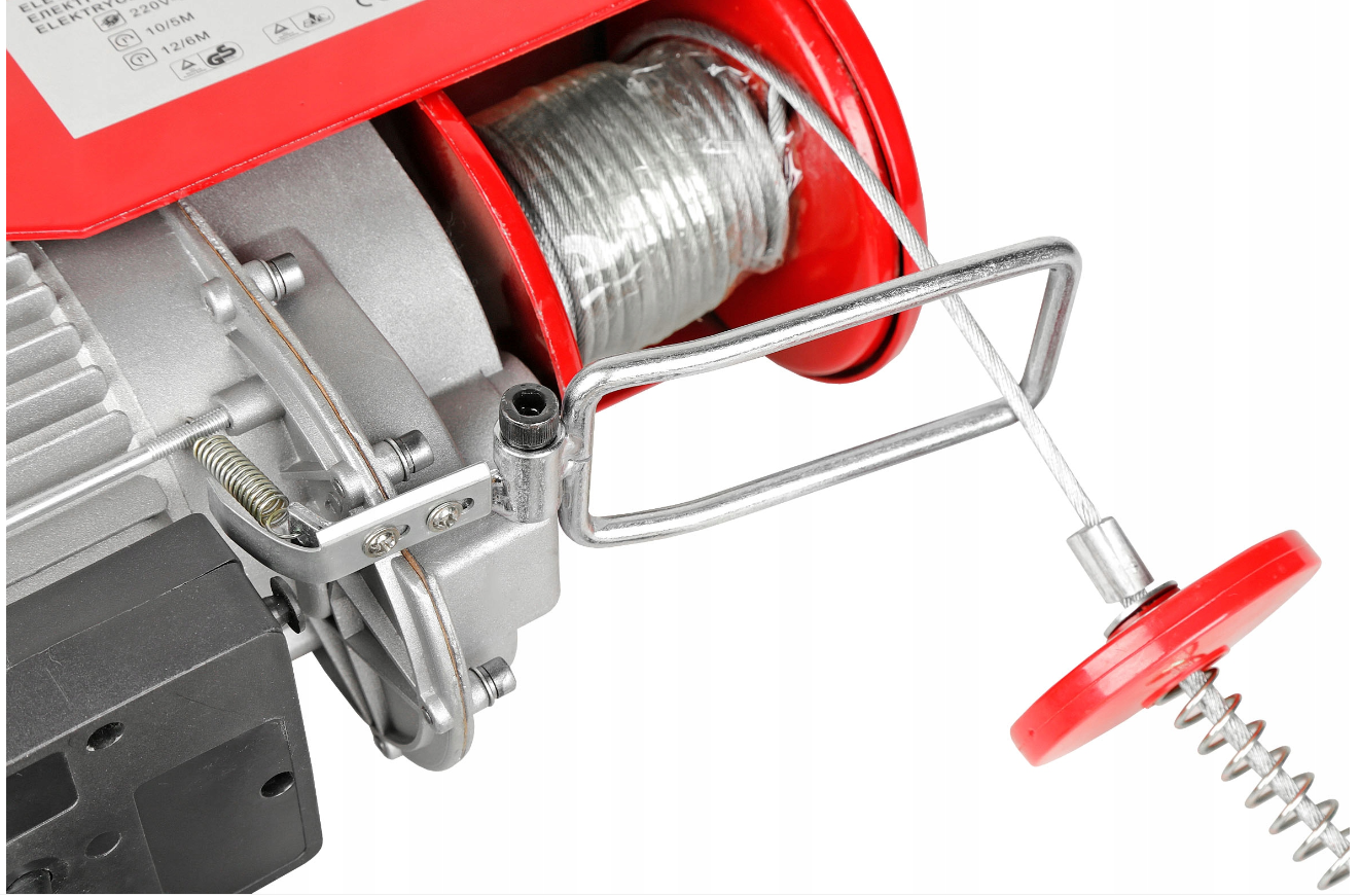 Eurocraft HJ203 LANOVÝ ELEKTRICKÝ NAVIJAK kladkostroj ZDVIHÁK 1600W 250/500kg