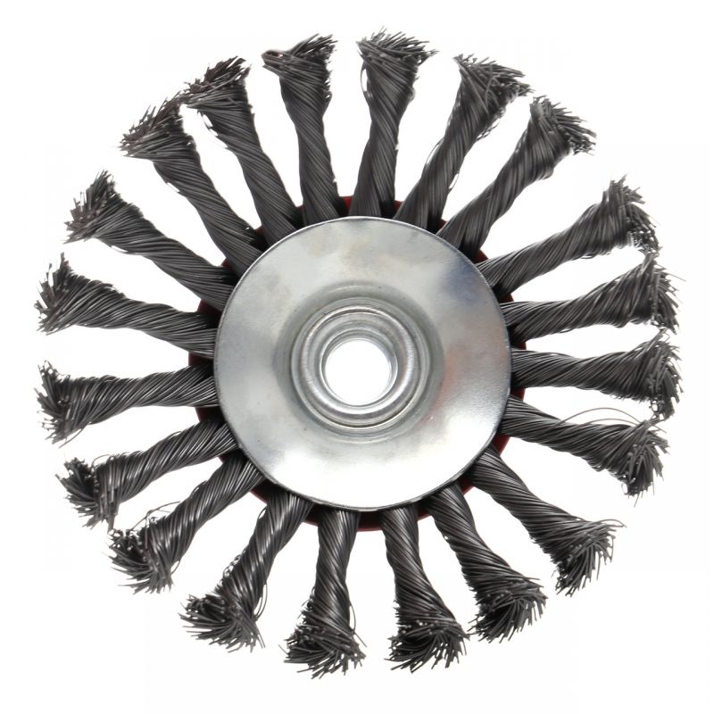 Kraft&Dele KD10985 Rotačná drôtená pletená kefa 4" 100mm M14