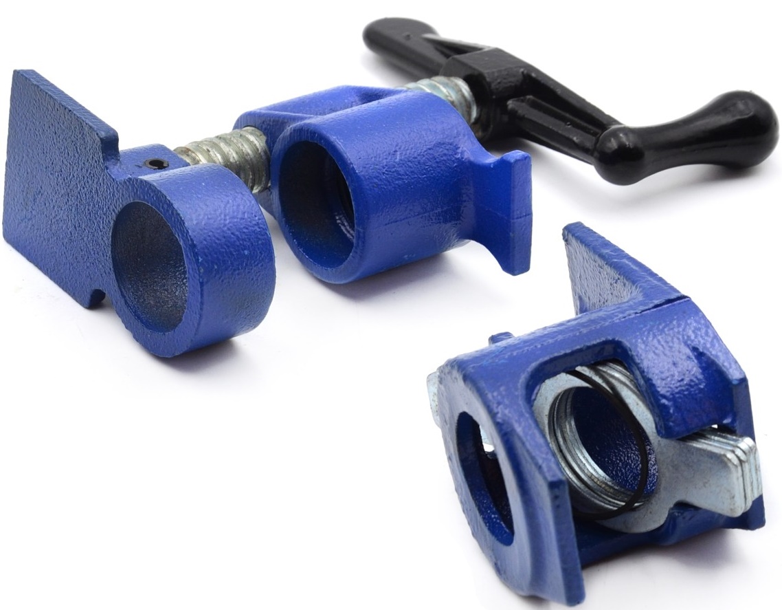 Kraft&Dele KD10187 Stolárska skrutková svorka na rúry 3/4"