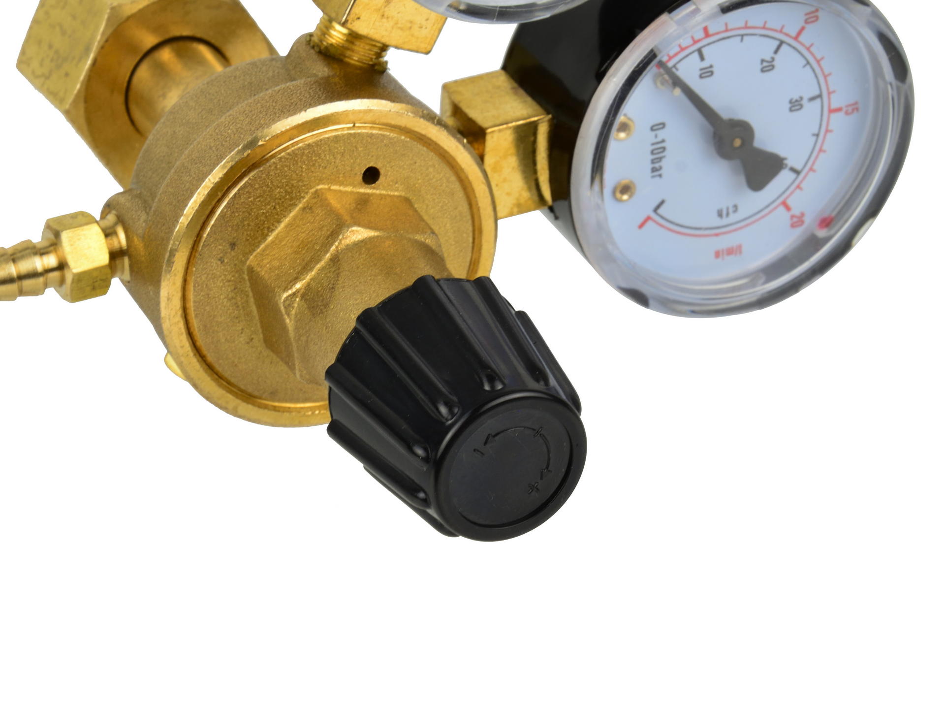 GEKO G80034 Redukčný ventil CO2/ARGON mix 2 manometre regulátor tlaku
