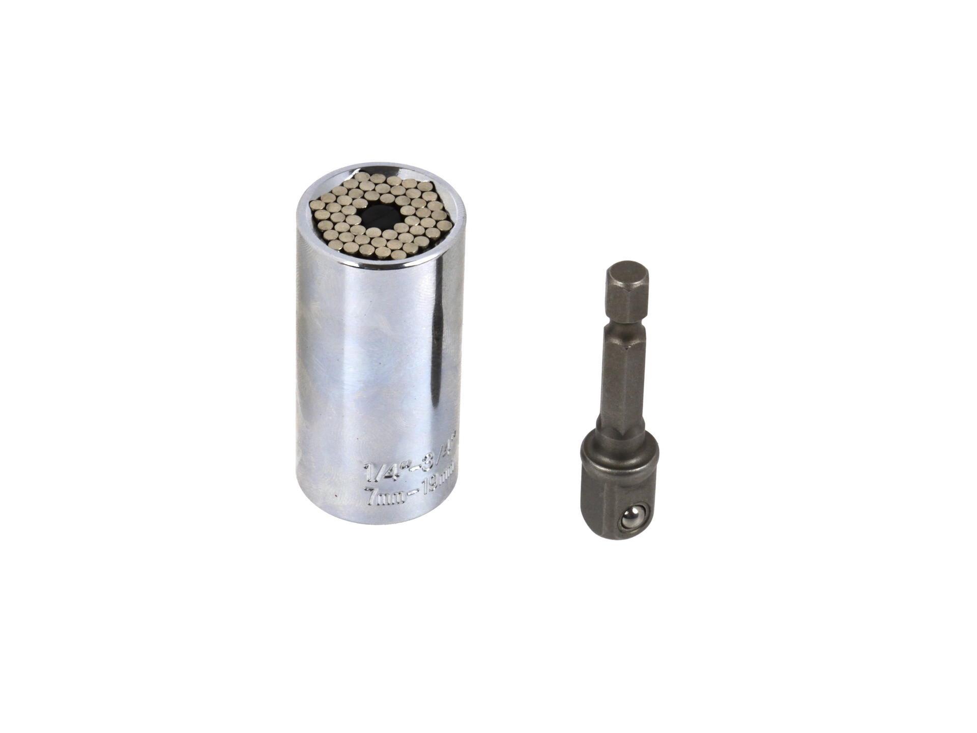 GEKO G15020 Univerzálny nástrčný kľúč 7-19mm na 3/8 s adaptérom 