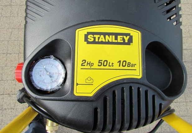 2HP STANLEY D230-10-50V kompresor bezolejový 50l 10bar 222l/m