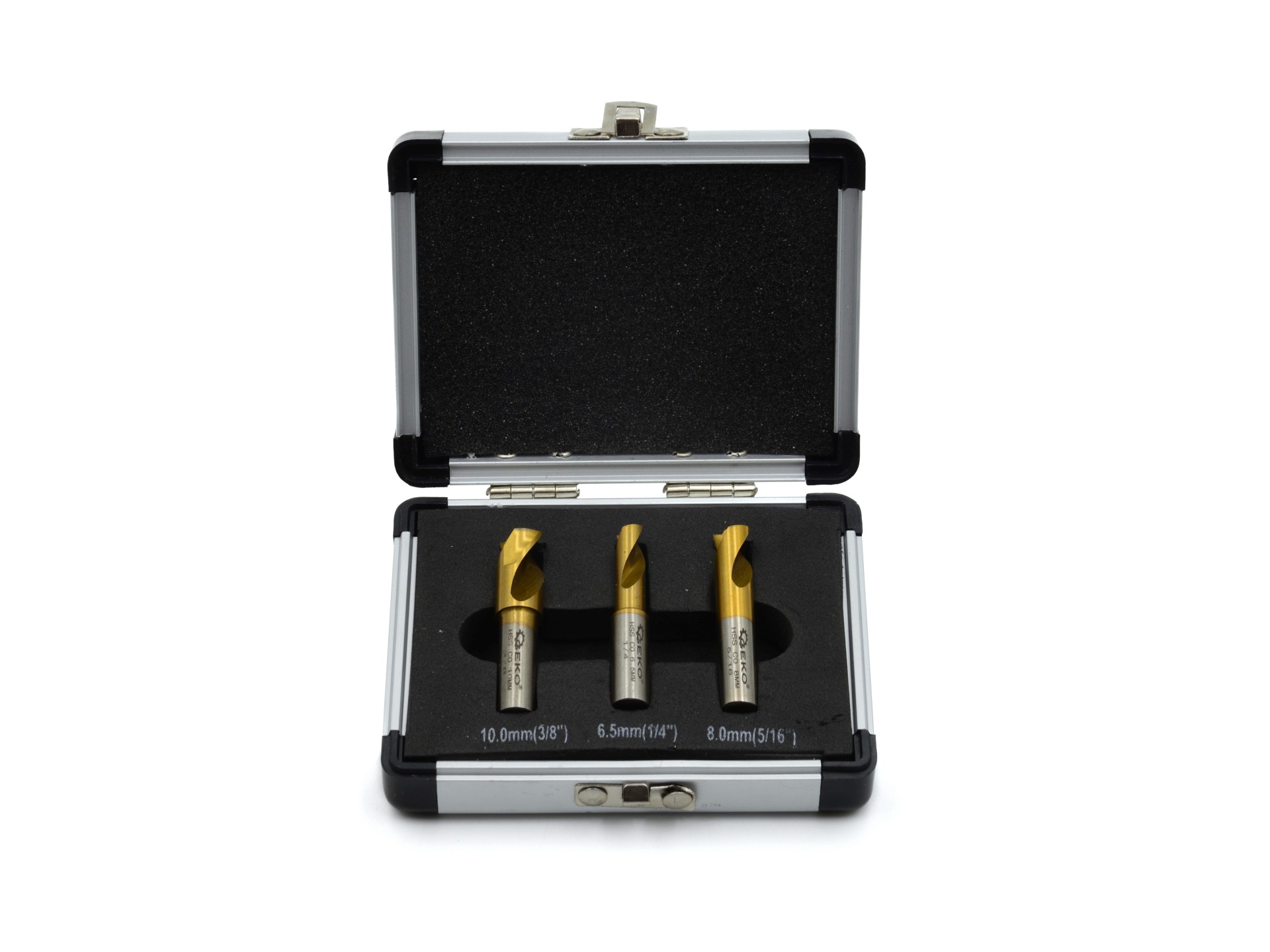 GEKO G39750 Sada vrtákov na bodové zváry HSS Co 3 ks 6,5mm 8mm 10mm