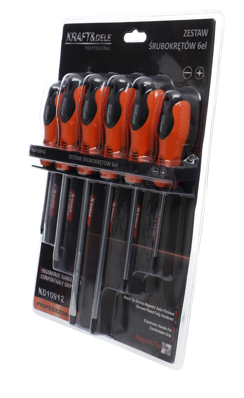 Kraft&Dele KD10912 Ručné skrutkovače 6 dielna sada